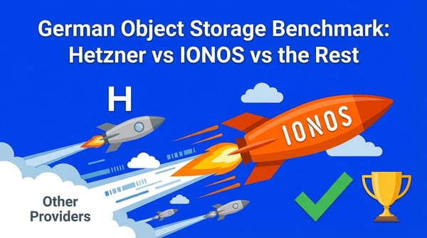 We Benchmarked 4 German Object Storage Providers. Two of Them Throttle You.